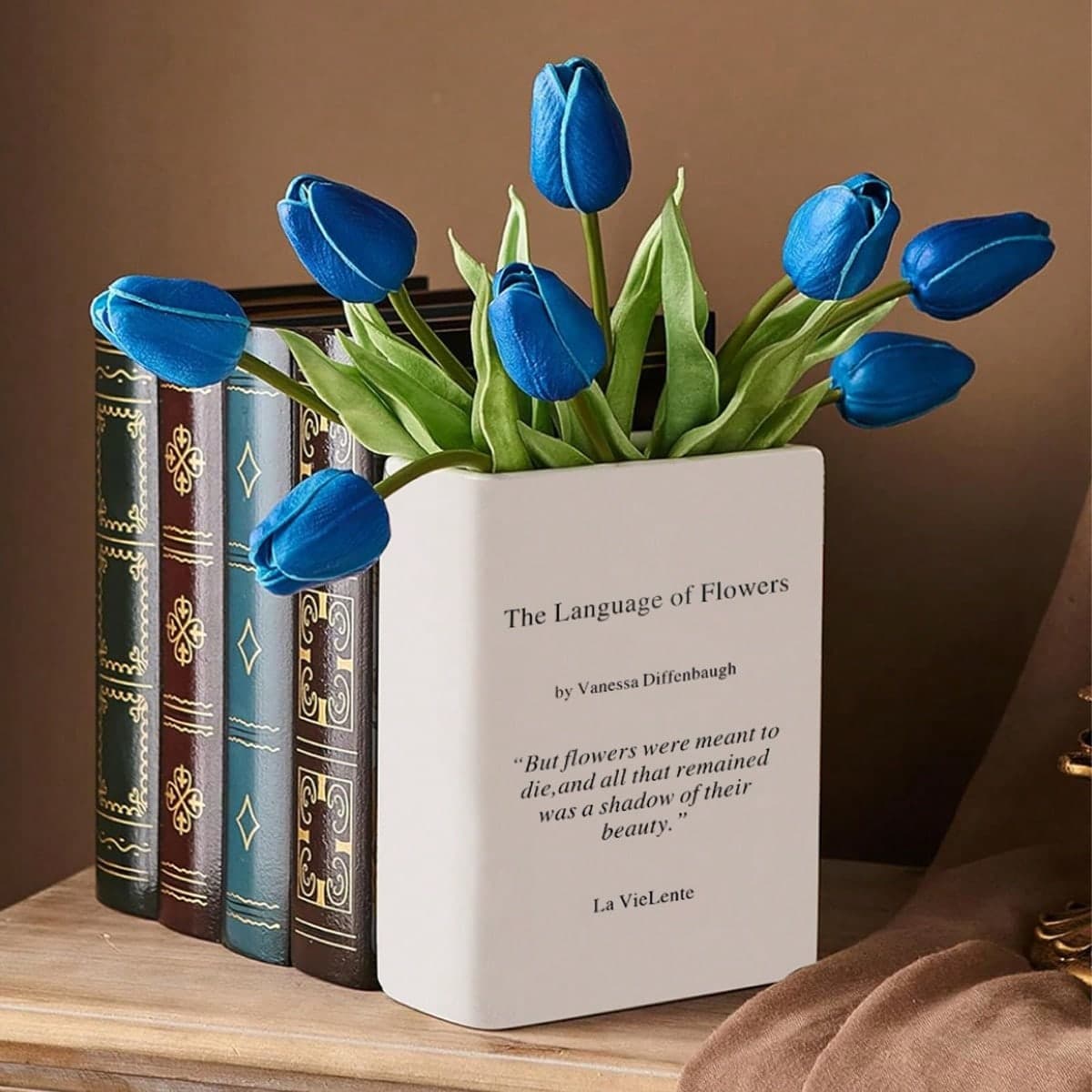 1 pièce Vase en verre simple/droit/en forme de livre/transparent pour plantes hydroponiques, décoration de sol de salon, vase pour arrangement de