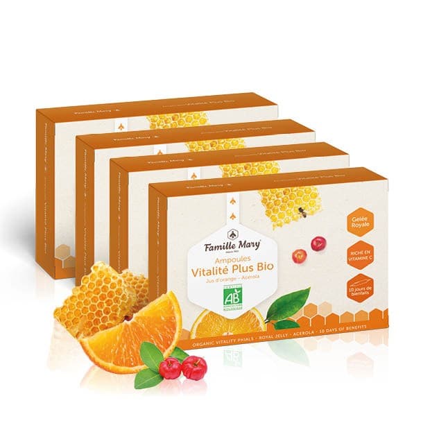 Ampoules Vitalité Plus bio